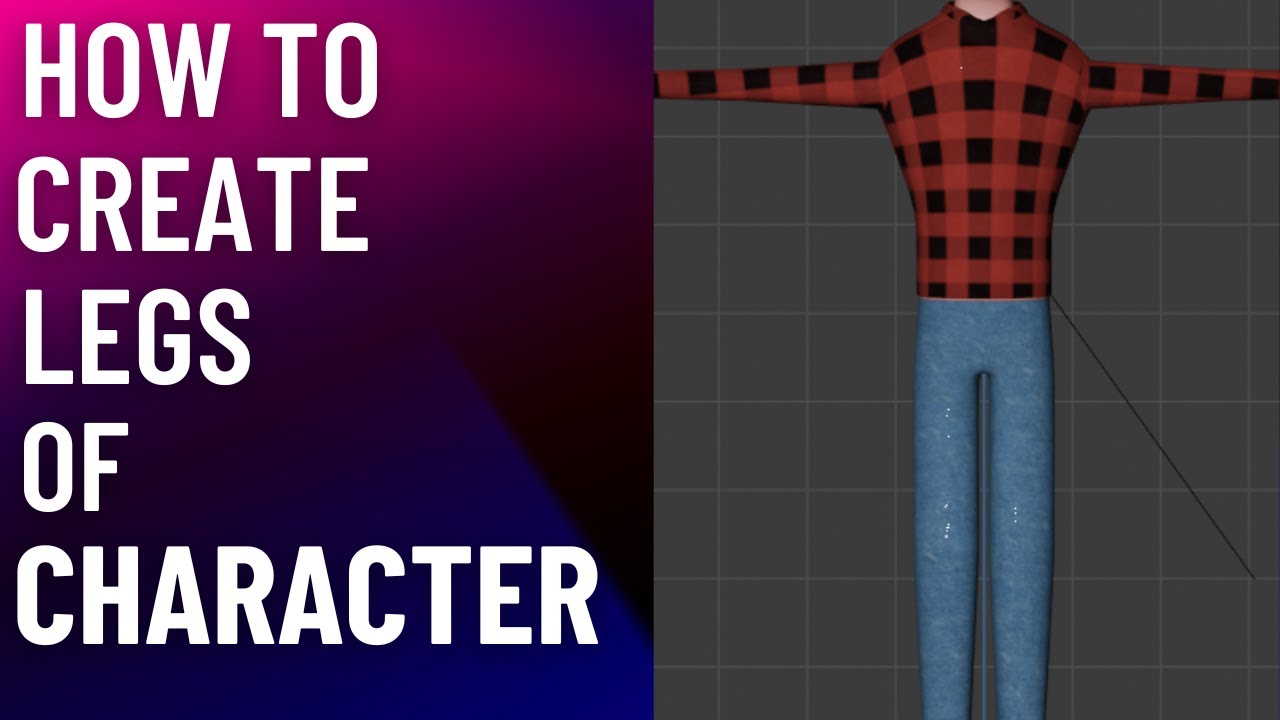 How To Create Lower Body (LEGS) of a Character #blender3d #cartoon # ...