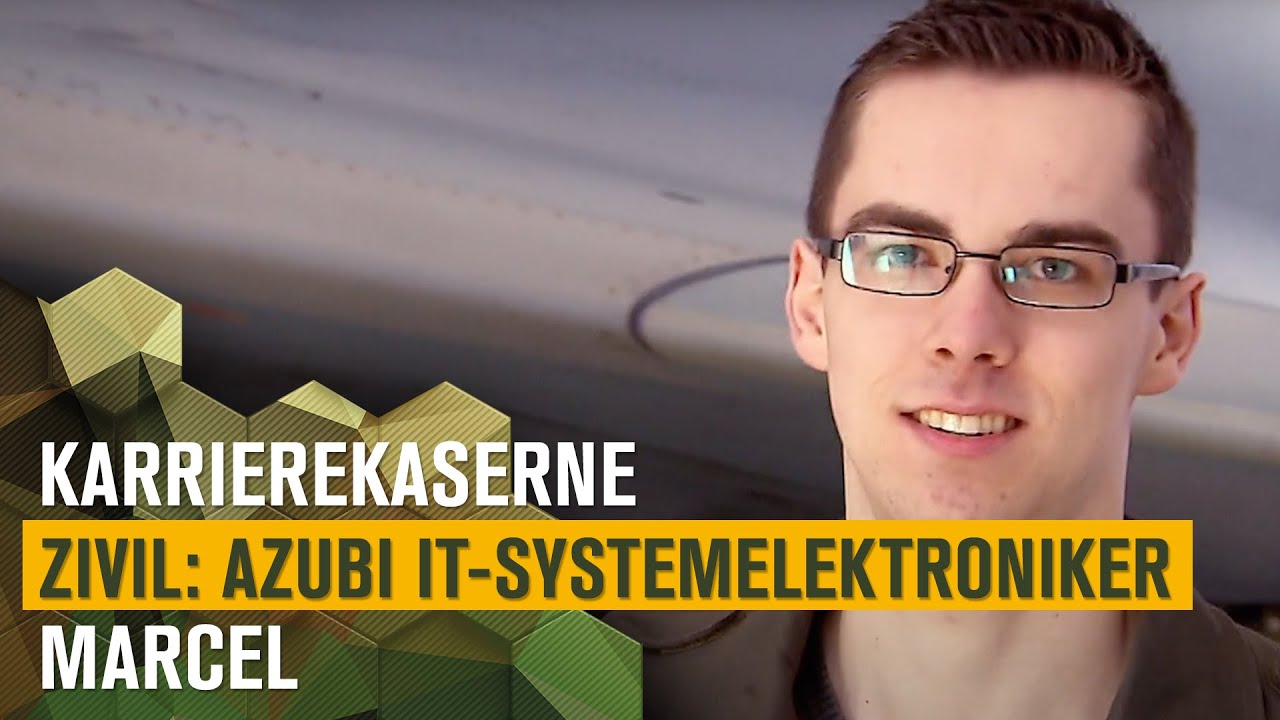 Auszubildender IT-Systemelektroniker Marcel | KarriereKaserne Zivil