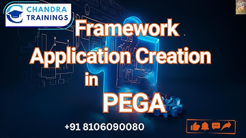Create NEW framework application || New Pega Batch NOV 27 2024 || Call/WApp +91 8106090080 #pega