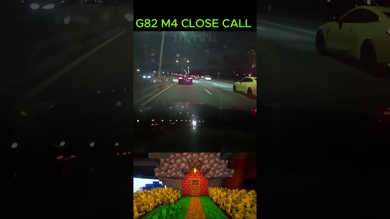 BMW M4 ALMOST CRASHES! 