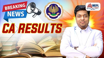 BREAKING NEWS - CA RESULTS | MEPL - MOHIT AGARWAL