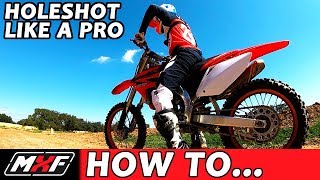 How to Holeshot a Dirt Bike  Best 3 Starting Techniques