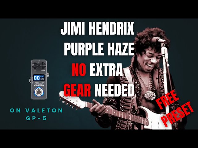 Valeton GP-5: Jimi Hendrix's Fuzz Face & Octavia in One Pedal