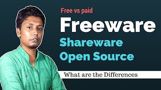 Differences among Freeware Shareware Vs Open source software what is open source software