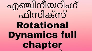 First semester Applied physics polytechnic diploma # Rotational Dynamics