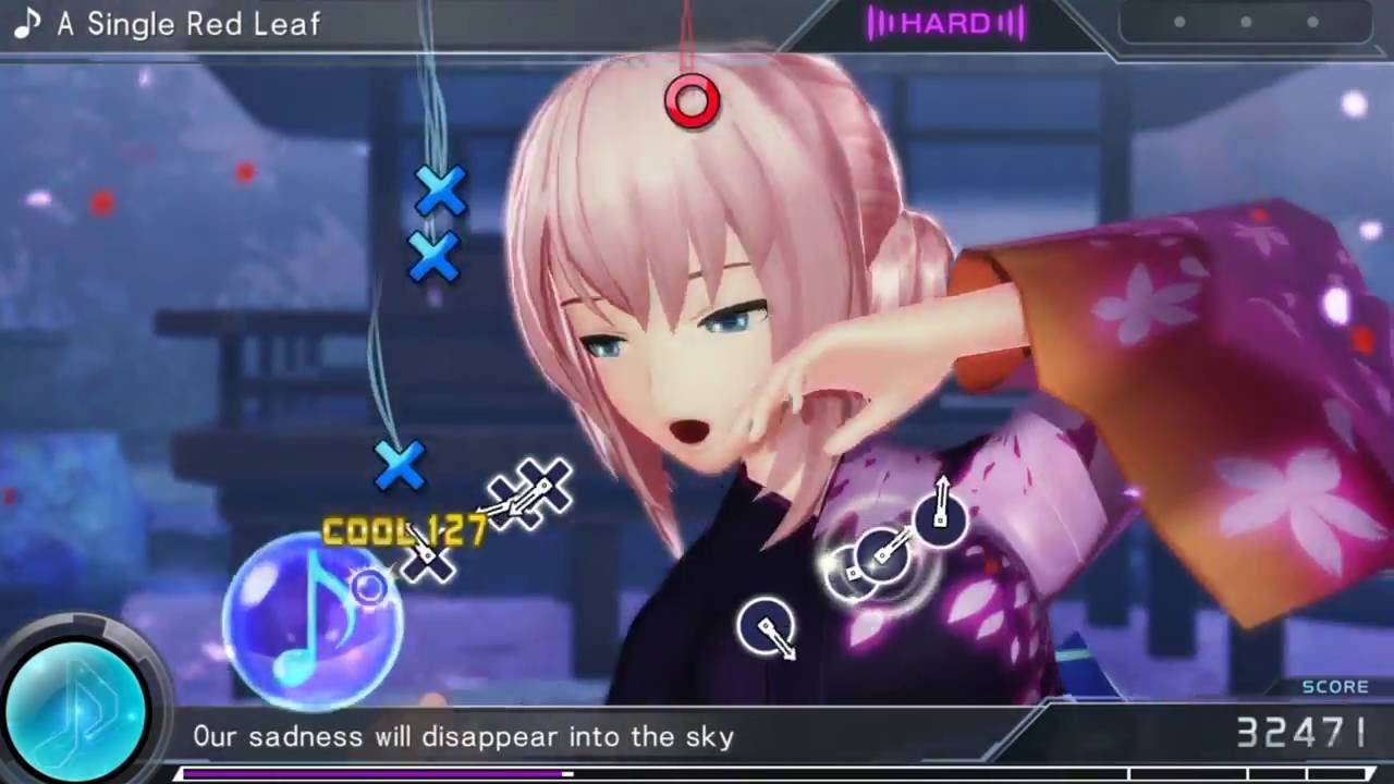 Hatsune Miku: Project DIVA X - "A Single Red Leaf" (HARD Perfect)