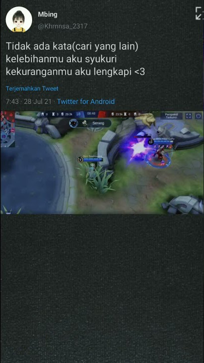 Twitter keren terbaru mobile legend 🔥|| kata kata keren mobile legend 🔥