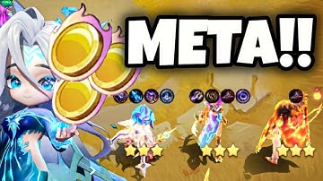 3 LEGENDARY HEROES 3 STAR UNLIMITED GOLD USING AURORA | MAGIC CHESS GO GO META