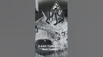 5-Axis Turn Table Machining on the Hermle C 42 U Machining Center! #cncmachine #engineering #cnc