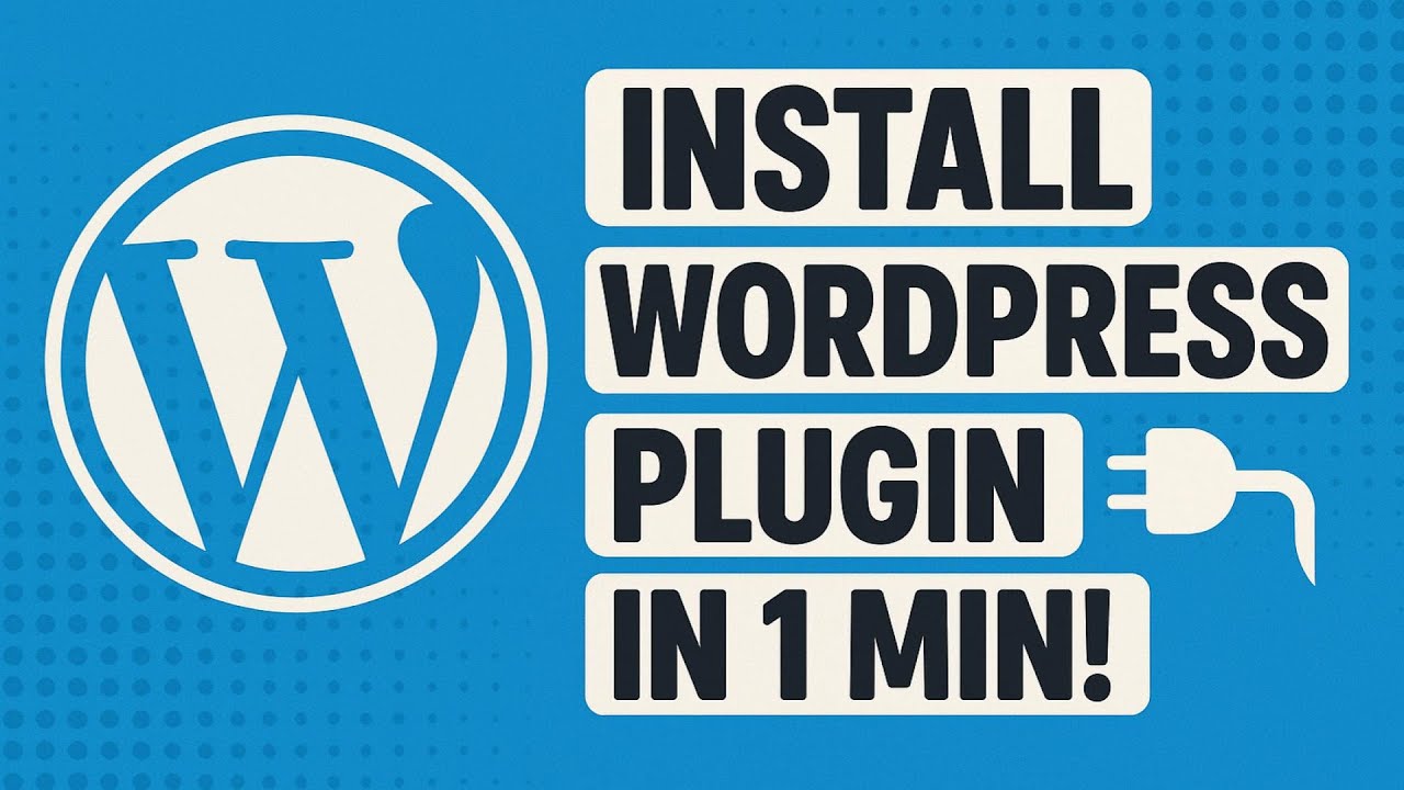 How to Install a WordPress Plugin in 60 Seconds! - YouTube