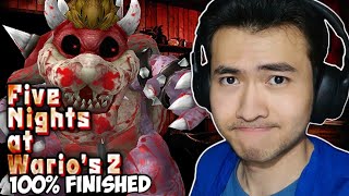 WE FINISHED THE WHOLE GAME?! | Five Nights At Wario's 2 (Custom Night 6/20 + Classic Mode COMPLETED)