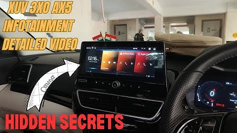 Mahindra XUV 3XO AX5🔥 INFOTAINMENT SYSTEM FEATURES EXPLAINED ✅ | CHALTA PHIRTA COMPUTER HEIN YEH😂