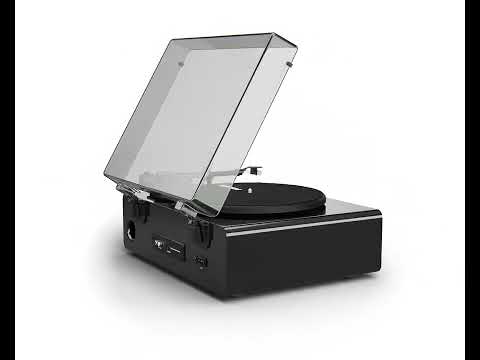 Miniatura del video del prodotto PHILIPS - Giradischi all-in-one Bluetooth TAV5000/10-Black