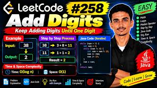 LeetCode 258 Solution | Add Digits | Java