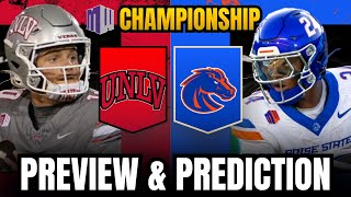 UNLV vs Boise State Preview & Prediction | Mountain West Championship Game