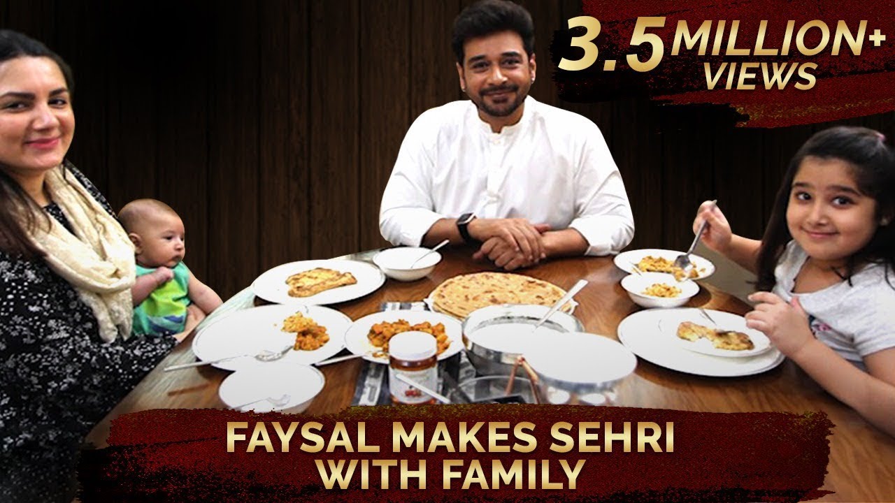 Faysal Makes Sehri With Family