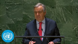 Ukraine: 'one-year mark of Russia’s invasion stands as a grim milestone' - UN Chief | United Nations