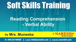 Reading Comprehension - Verbal Ability | Soft Skills Training screenshot 5