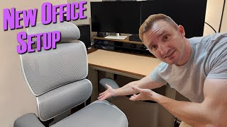 New Office Time!  - Colamy Lumidesk Adjustable Desk & Aerix Chair Review