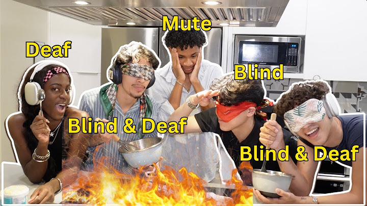 BLIND DEAF MUTE BAKING CHALLENGE *A DISASTER* (feat. @ChrisCotterr @steyeuh @lourdasprec)