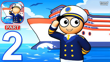 Cruise World - Gameplay Walkthrough Part 2 Stickman Cruise Ship Manager (iOS, Android)