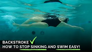 How to Stop Sinking and Swim Easy! by SWIMVICE 6,076 views 2 months ago 8 minutes, 33 seconds