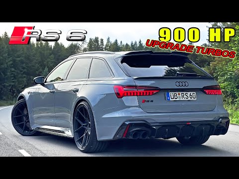 900HP AUDI RS6 C8 has BIG TURBOS // REVIEW on AUTOBAHN