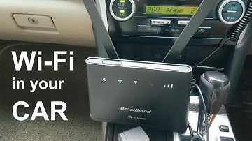 Add WiFi to your Car (Internet Life Hack - Home internet in your car - Cellular Access WiFi Router)