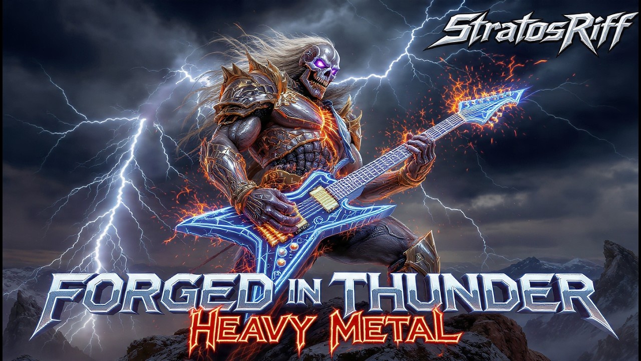 🎸 FORGED IN THUNDER: Full Heavy Metal Album 2025 | StratosRiff | Epic Riffs, Solos & Power! 🔥