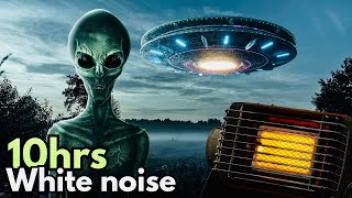 Relaxing Space ambience | Heater fan White Noise to Sleep , Study | Black Screen
