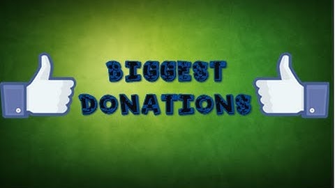 Stick Run: Biggest donation part 1