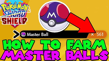 How to farm MASTER BALLS in Pokemon Sword & Shield - Isle of Armor DLC Preparation