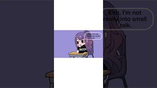 INFJ INTP talk || Mbti Gacha #gacha #mbti #memes #intp #gachameme #shorts