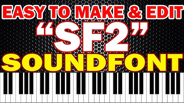 how to make a soundfont sf2 with Polyphone software