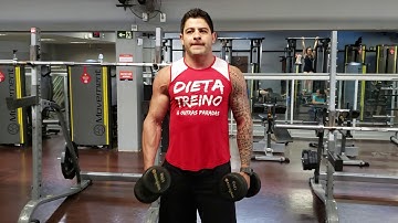 Elevação Frontal Alternada Halter Pegada Neutra