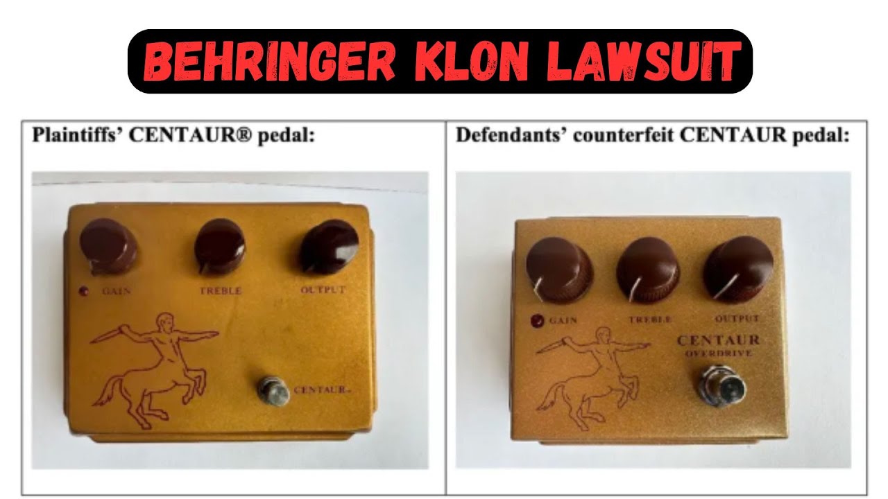 Behringer Klon Lawsuit - YouTube