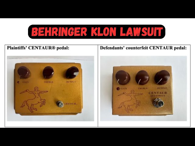 Behringer Klon Lawsuit - YouTube