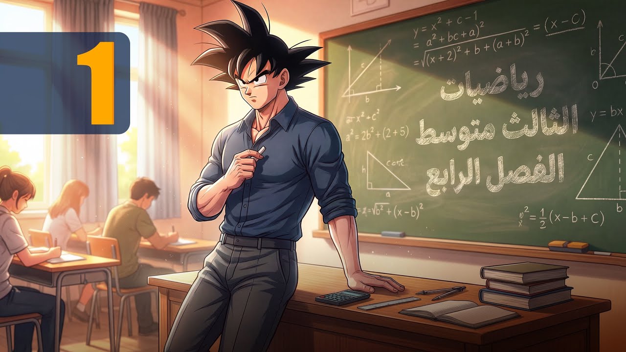 رياضيات الثالث متوسط | محاضره 1 | الفصل الرابع | موضوع التمثيل البياني للمعادلات في المستوي الاحداثي