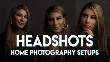 Headshot Setups at Home | Small Studio Light Setups