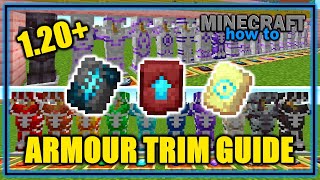 Complete Guide to Armour Trim \& Smithing Templates! (1.20+) | Easy Minecraft Tutorial