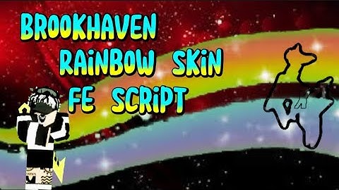 [OP] New FE Brookhaven Rainbow Skin Color | Roblox Arceus X | S.P.D.M