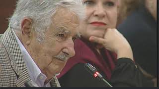 Visita de José Alberto Mujica Cordano, ex presidente de la República Oriental de Uruguay