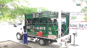 [BTV] - Thư viện lưu động đưa sách đến với học sinh
