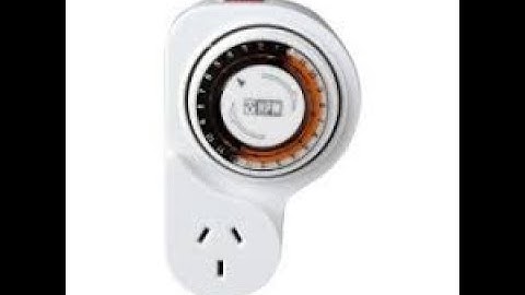 How to use a HPM 24-hour analog timer