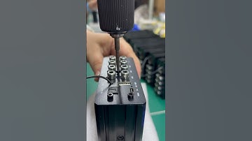 Crafting Quality: Assembling Screws for DSP Car Amplifiers! 🔩✨#dsp #caraudio #oem #amplifier