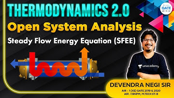 Steady Flow Energy Equation (SFEE) | Thermodynamics 2.0 | By AIR-1 | K2K Batch #NegiSir