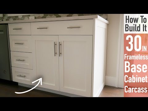 DIY 27in Sink Base Cabinet Carcass (Frameless) 