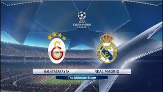 PES 2018 - GALATASARAY vs REAL MADRID CHAMPIONS LEAGUE PS4