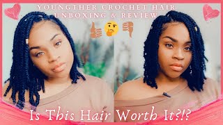 HAIR REVIEW + Quick, Easy & Affordable Crochet Protective Hairstyle ft. Youngther Hair | Jess4TV🤍 screenshot 5