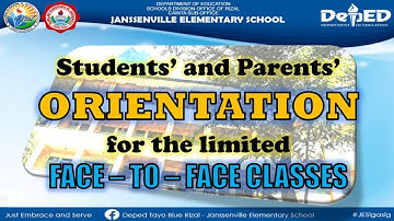 Orientation for Limited Face-to-Face Classes